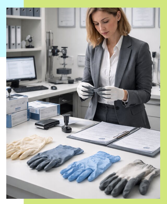 Сертификация перчаток в Нижнекамске от 8618 р. | Алешин-Нжм