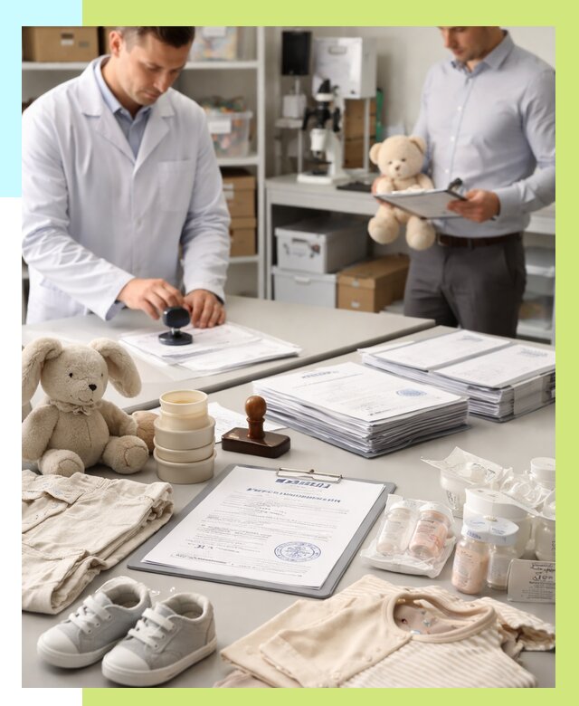 Сертификация детских товаров в Нижнекамске от 15209 р. | Алешин-Нжм