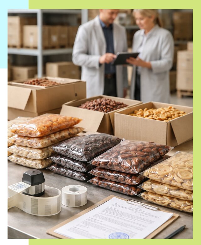 Сертификация сухофруктов в Нижнекамске от 12167 р. | Алешин-Нжм под ключ