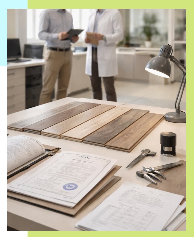 Сертификация ламината в Нижнекамске от 18250 р. под ключ | Алешин-Нжм