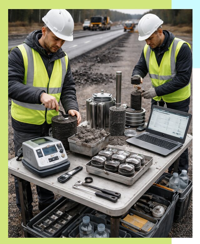 Сертификация асфальта: испытания и подтверждение в Нижнекамске