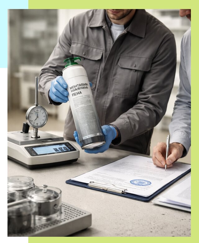 Сертификация монтажной пены в Нижнекамске от 15209 р. | Алешин-Нжм