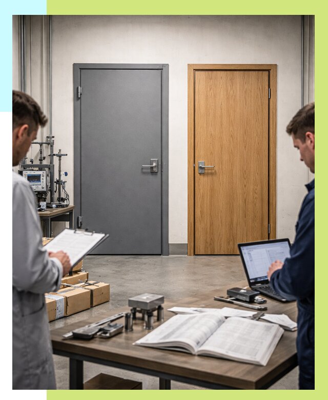 Сертификация дверей в Нижнекамске от 8111 р. под ключ | Алешин-Нжм