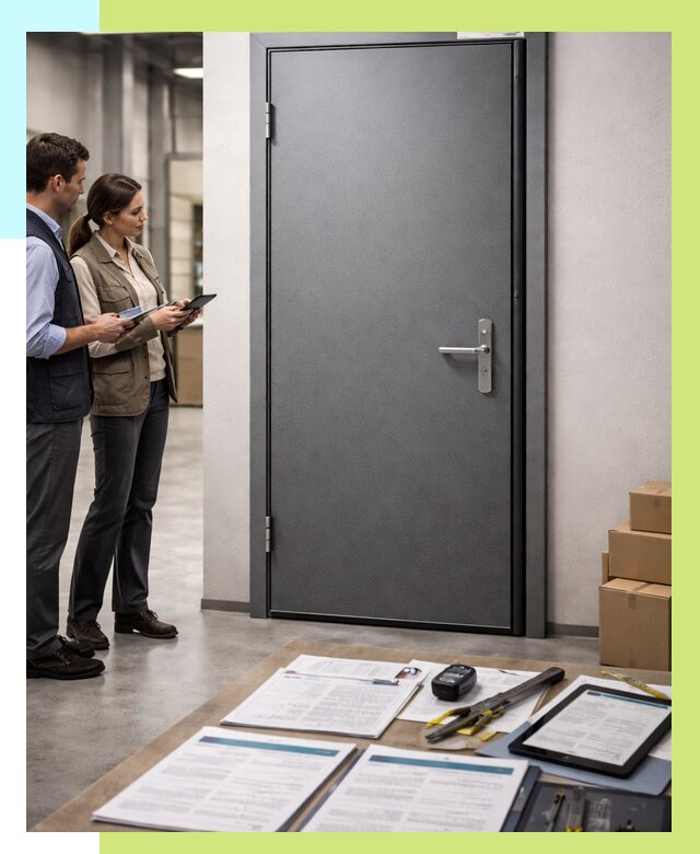 Сертификация противопожарных дверей в Нижнекамске от 9125 р. | Алешин-Нжм