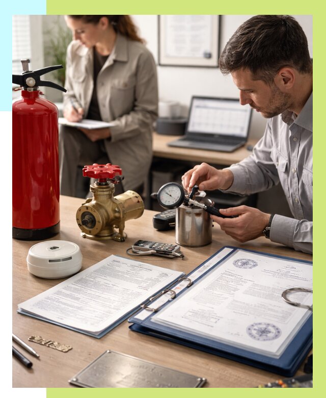 Сертификация пожарного оборудования в Нижнекамске от 15209 р.|Алешин-Нжм