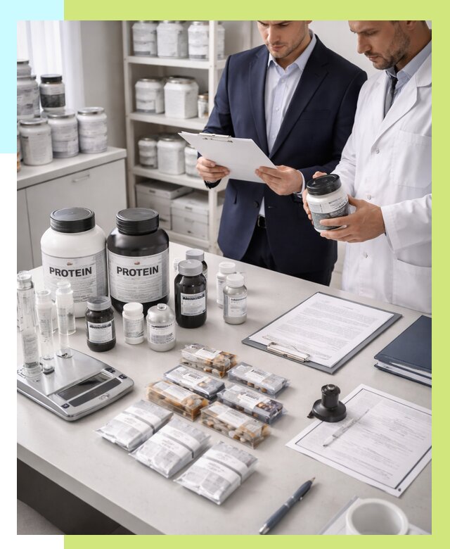 Сертификация спортивного питания в Нижнекамске от 15209 р., Алешин-Нжм