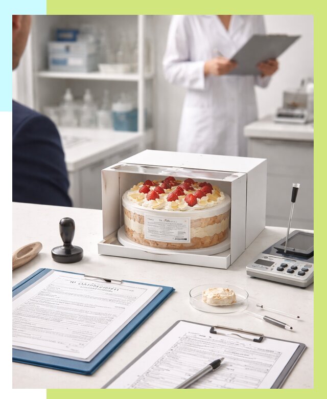 Сертификация тортов в Нижнекамске от 9125 р. заказать | Алешин-Нжм