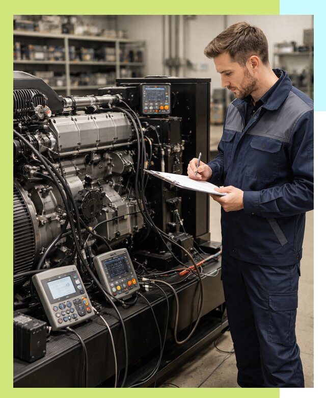 Сертификация дизельных генераторов и их оборудования в Нижнекамске
