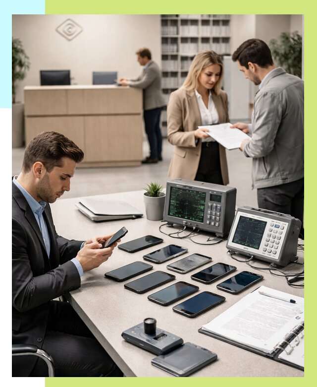 Сертификация телефонов в Нижнекамске от 25348 р. под ключ | Алешин-Нжм