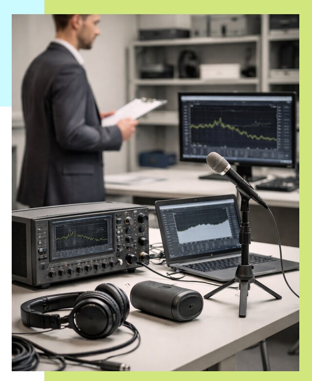 Сертификация аудиотехники в Нижнекамске от 15209 р., Алешин-Нжм