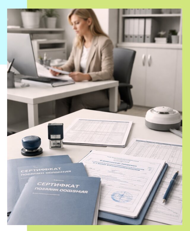 Сертификаты пожарной безопасности в Нижнекамске от 15209 р. | Алешин-Нжм