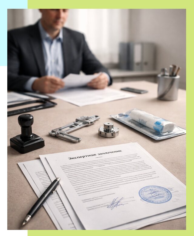 Экспертное заключение на продукцию в Нижнекамске от 8618 р. | Алешин-Нжм