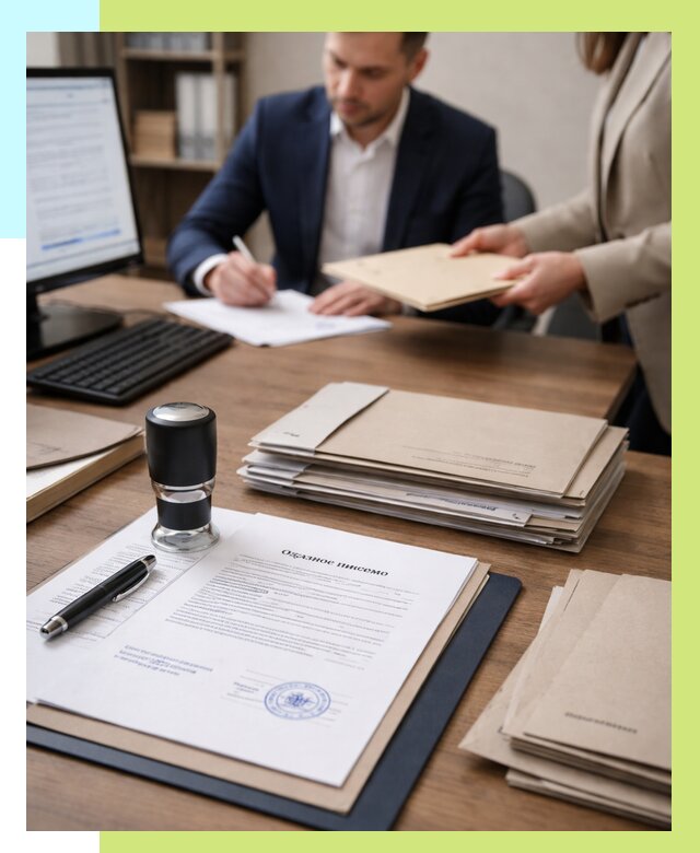 Отказное письмо для таможни в Нижнекамске от 3042 р, Алешин-Нжм