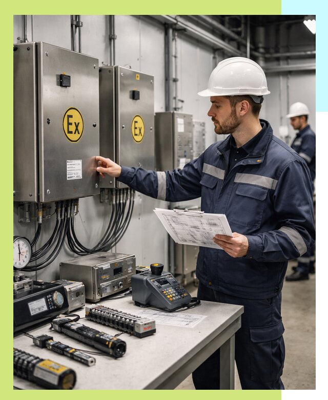 Сертификат взрывозащиты промышленного оборудования в Нижнекамске