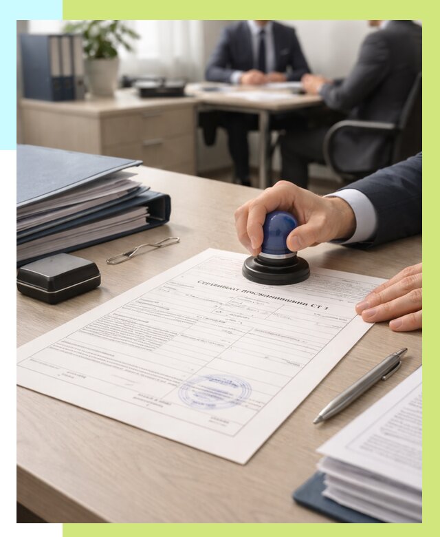 Сертификат происхождения СТ 1 в Нижнекамске от 4563 р. | Алешин-Нжм