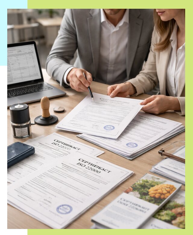Сертификат ISO 22000 в Нижнекамске от 40556 р. под ключ | Алешин-Нжм