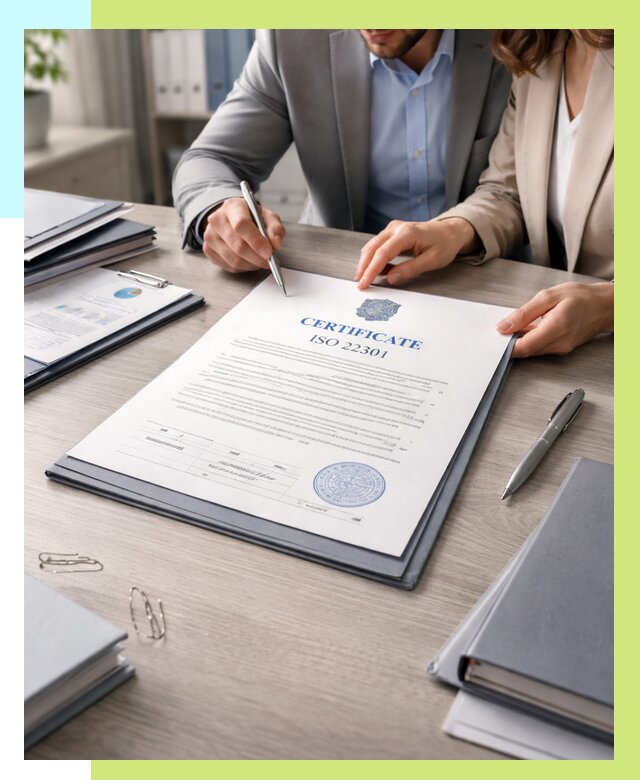 Сертификат ISO 22301 в Нижнекамске от 45626 р. | Алешин-Нжм срочно