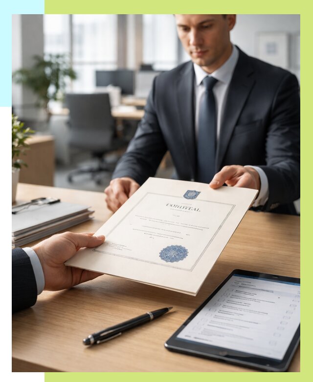 Сертификат ISO 30301 в Нижнекамске от 35487 р. | Алешин-Нжм - под ключ