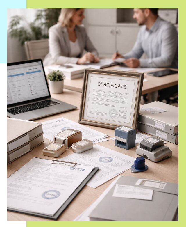 Сертификация компании в Нижнекамске от 45626 р. | Алешин-Нжм — заказ